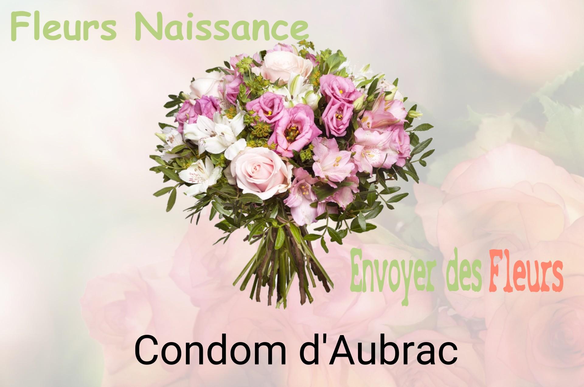 Bouquet de fleurs de naissance livré à Condom-d'Aubrac