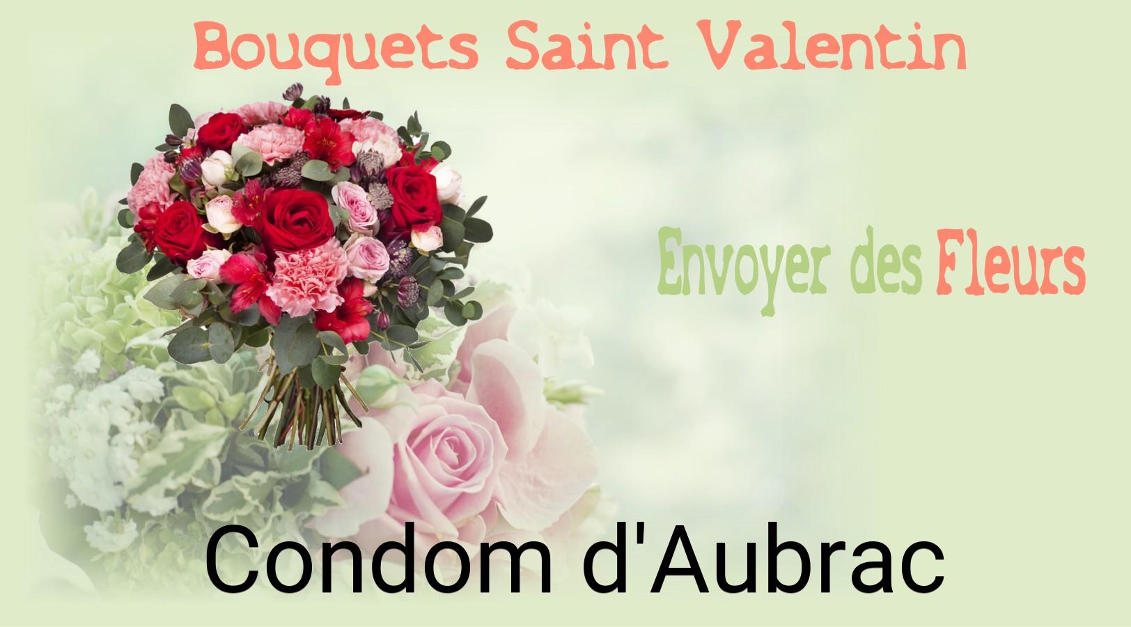 Roses de Saint-Valentin livrées à Condom-d'Aubrac